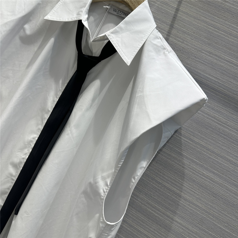 Va1e*ntin0 tie wide shoulder oversized shirt replica d&g clothing