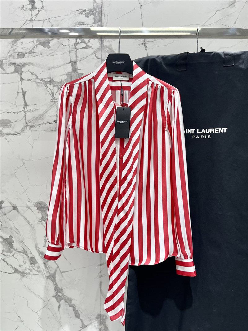 Y51 ribbon silk shirt replica d&g clothing