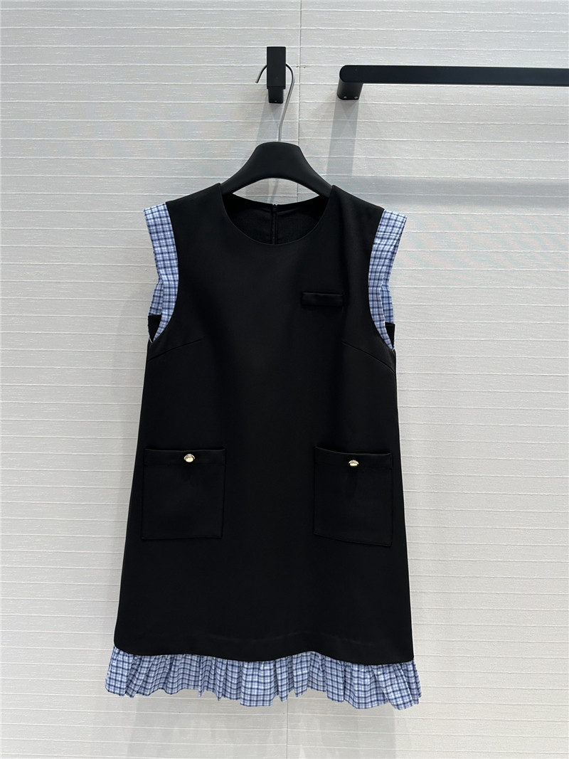 M1um1u small flying sleeve dress replica clothing sites