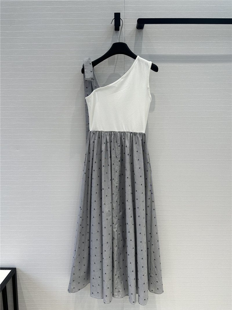 Ch**el vest patchwork long skirt replica clothes