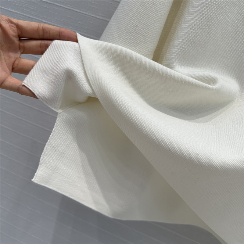 Va1e*ntin0 v-logo virgin wool top white