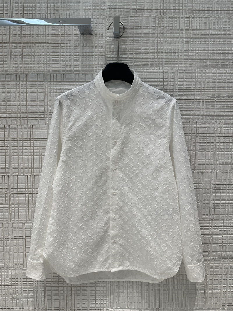 l0vis Vvtt0n lv jacquard round neck shirt replicas clothes