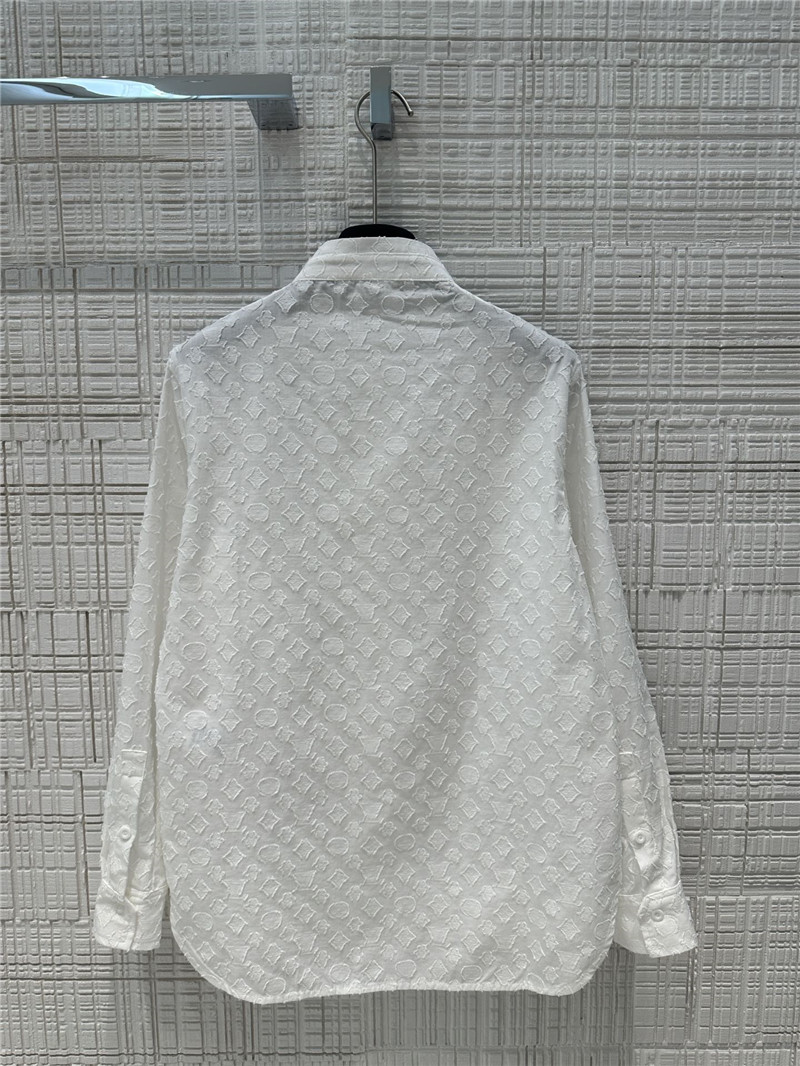 l0vis Vvtt0n lv jacquard round neck shirt replicas clothes