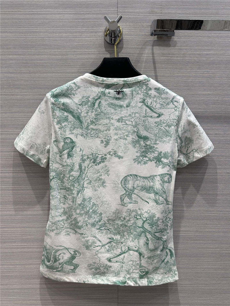 D10r positioning print t-shirt replica clothing