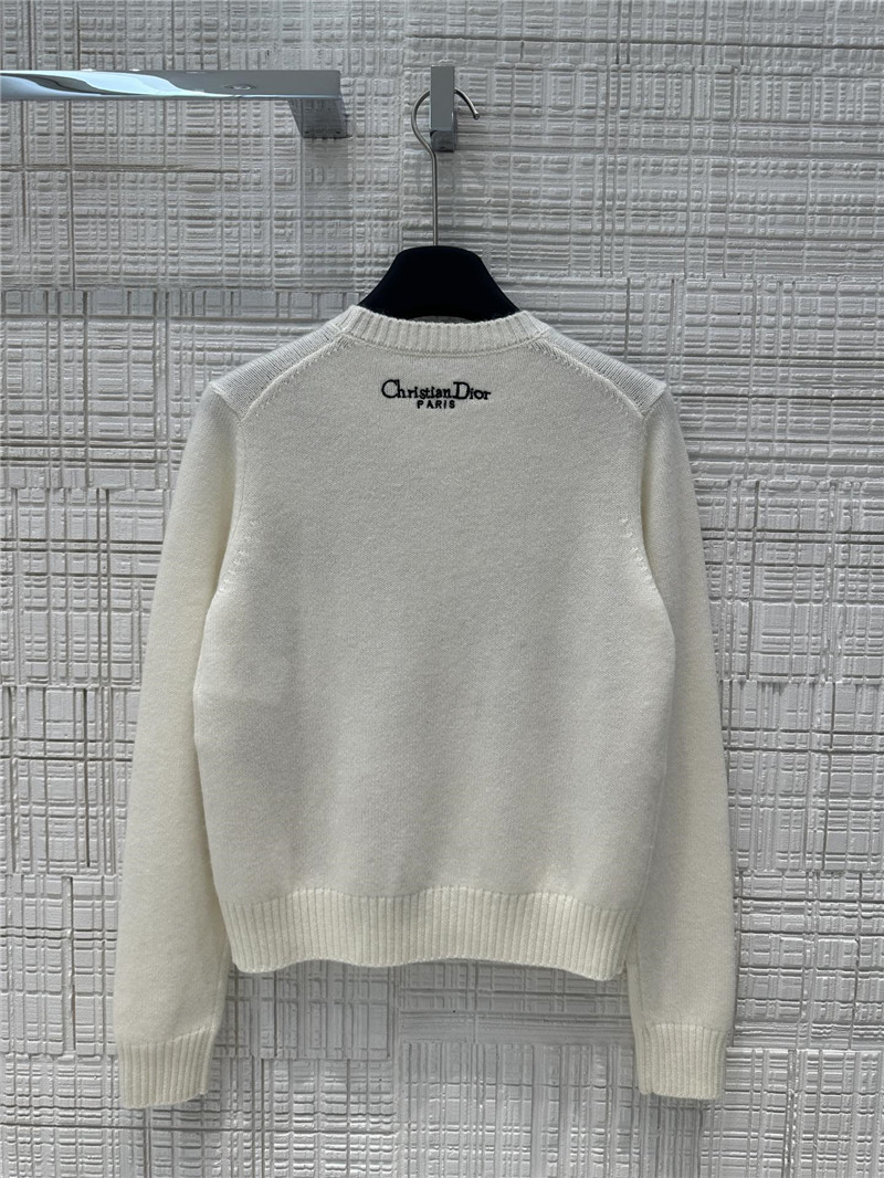 D10r herbarium knit sweater white