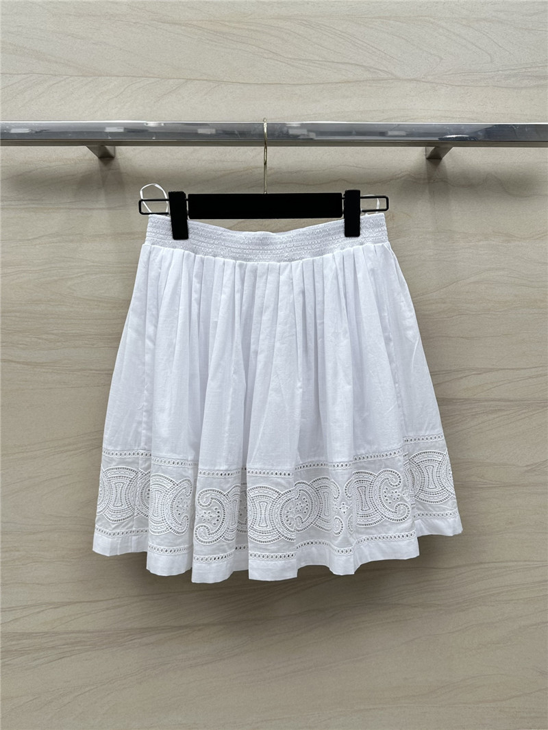 Ce1i*e hollow short skirt replicas clothes