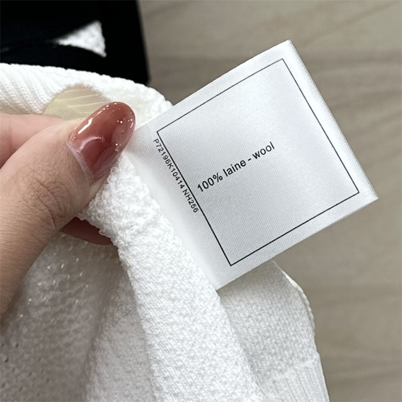 Ch**el celebrity style color matching camellia top replica clothes