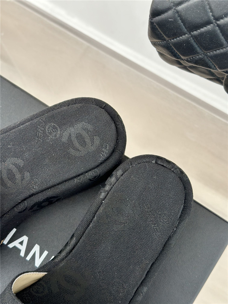 Ch**el platform black women¡¯s slippers