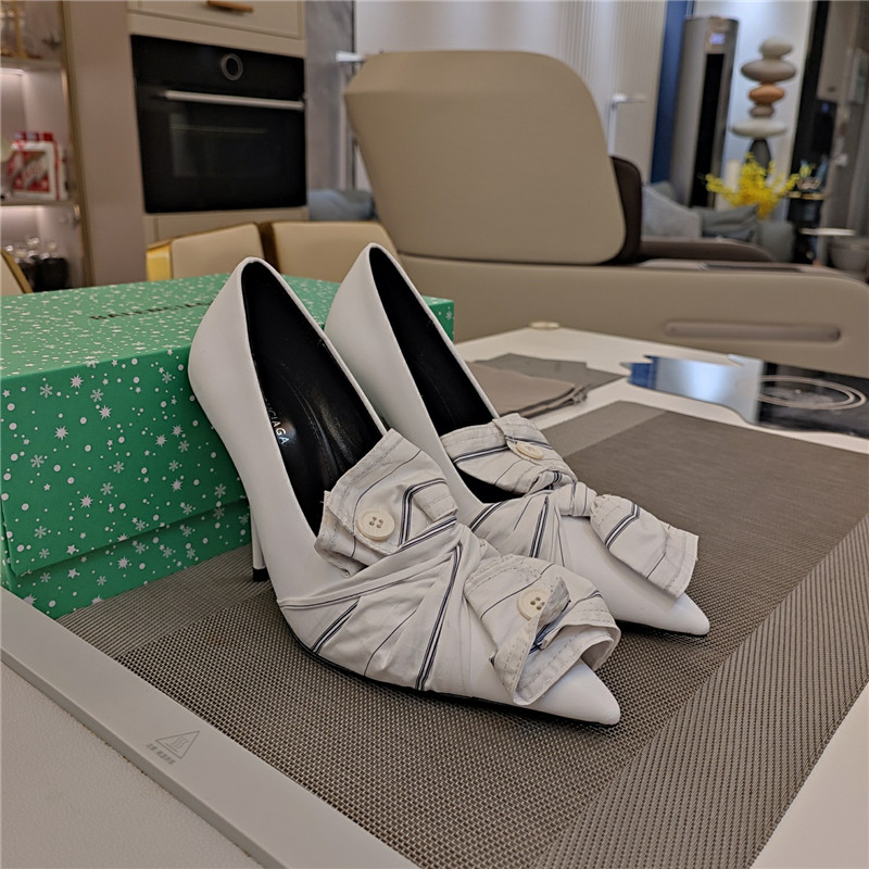 Ba1en*iaga knife chemise slingback pumps