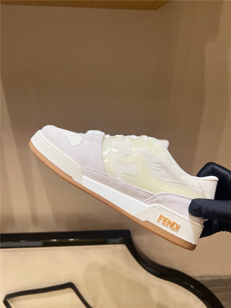 F**di match mesh low-top sneakers
