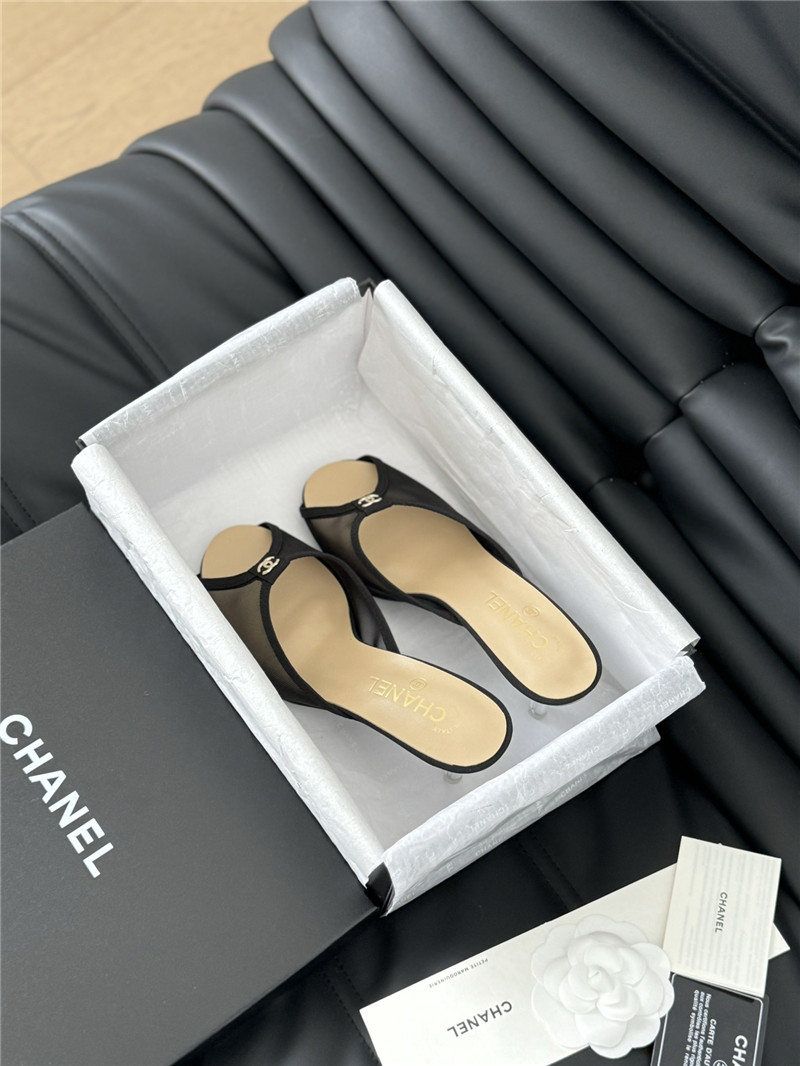 Ch**el mesh peep toe heels