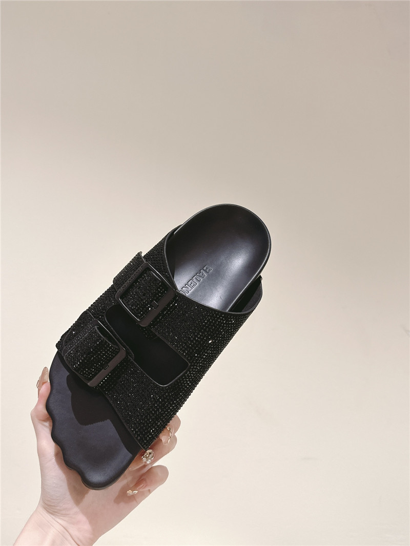Ba1en*iaga rhinestone slippers best replica shoes online