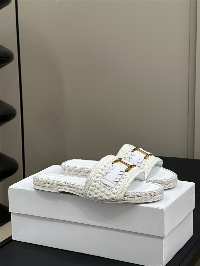 chloé woven slippers ma1s0n Marg*e1a replica shoes