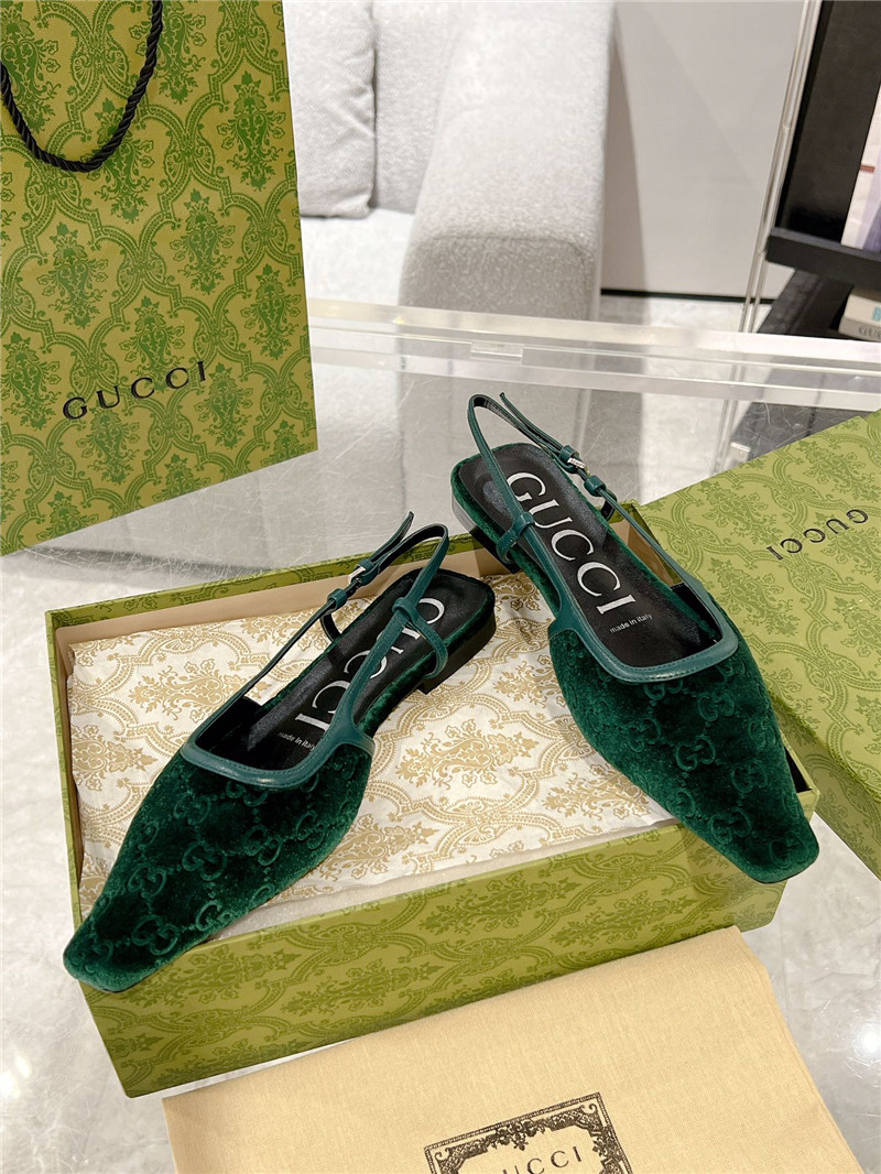 Gvc*1 velvet strappy sandals replica shoes