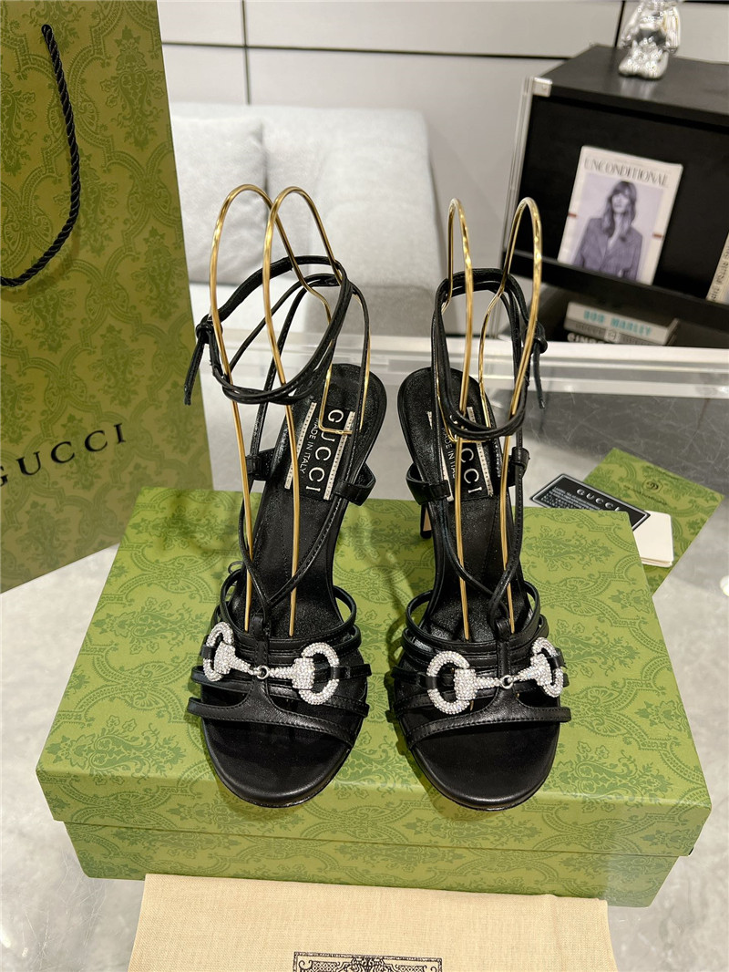gvc*1 replica shoes crystal D1am0nd embellished high heel sandals