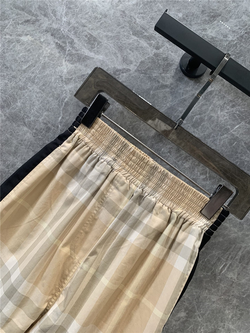 Bv*b*rry retro check high waist shorts replica clothing sites