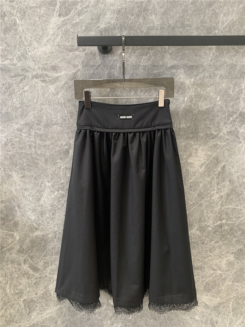 M1um1u eyelash lace trim skirt replica clothing sites