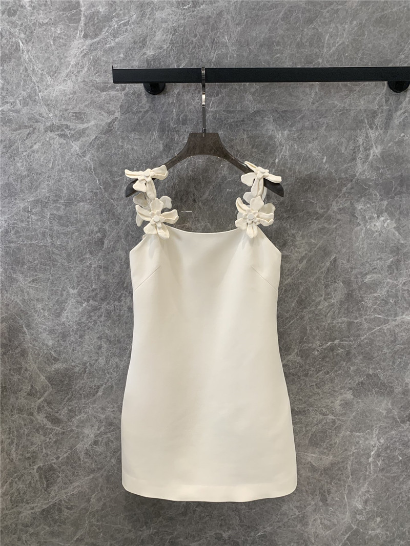 Va1e*ntin0 silk and wool suspender dress replicas clothes