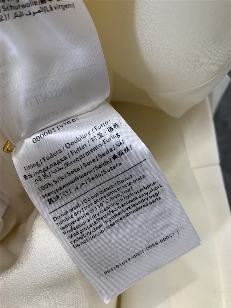 Va1e*ntin0 silk and wool suspender dress replicas clothes