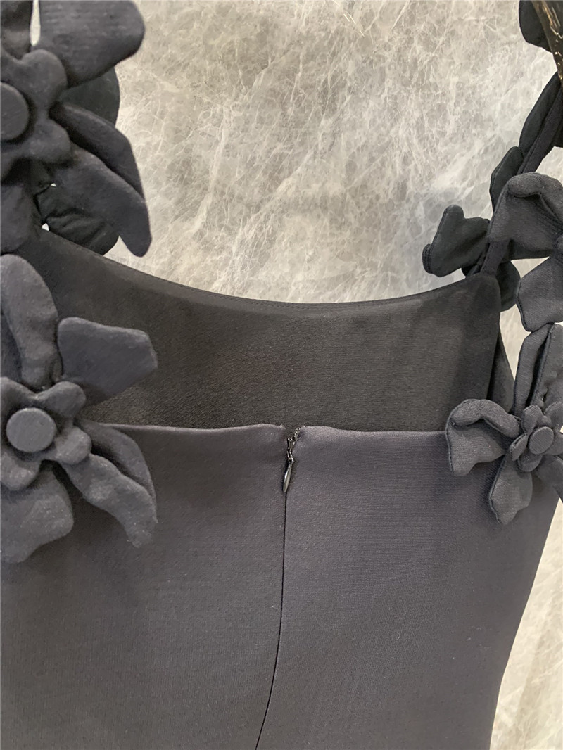 Va1e*ntin0 silk and wool suspender dress replicas clothes