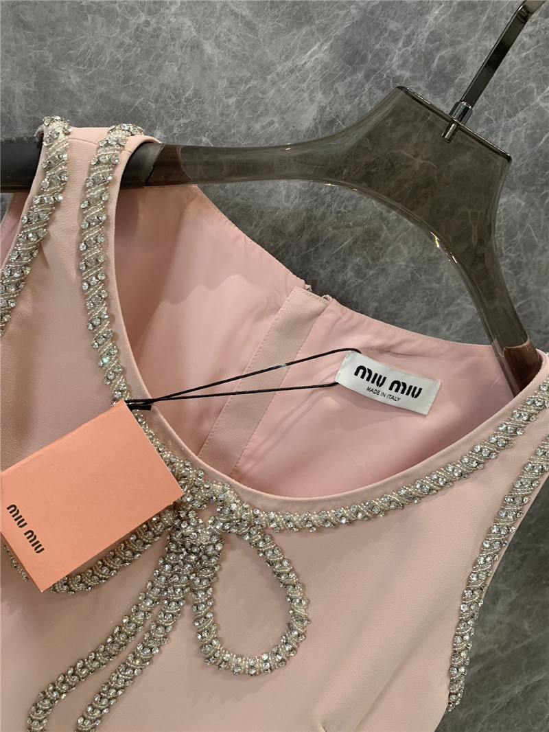 M1um1u vest sleeveless dress replica clothes