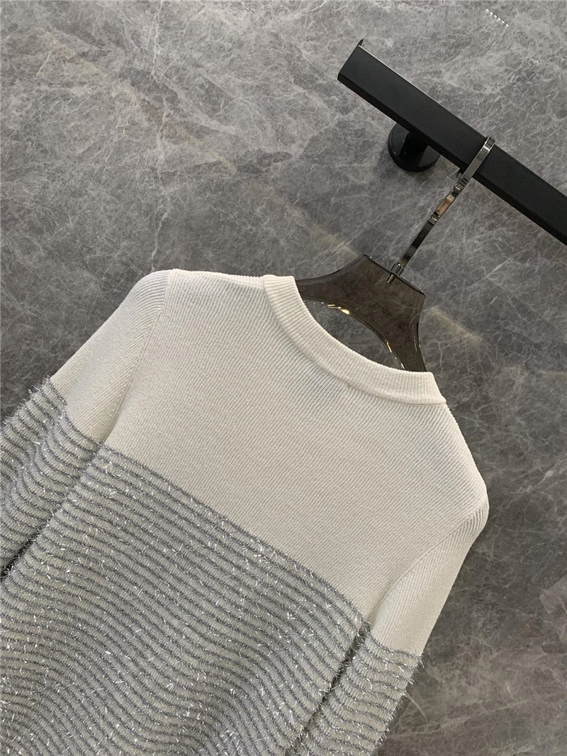 Ch**el round neck knitted cardigan coat replicas clothes