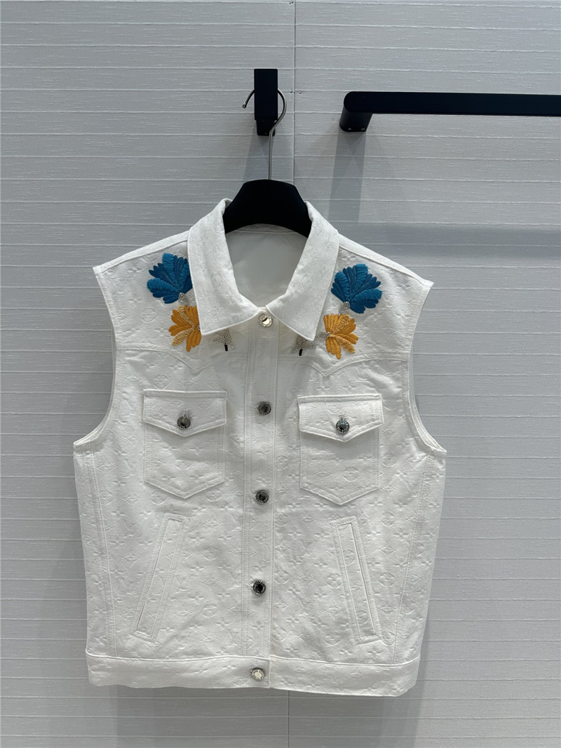 l0vis Vvtt0n lv denim vest jacket replicas clothes