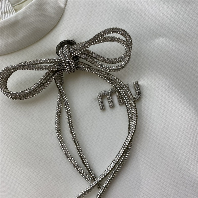 m1um1u bow D1am0nd vest dress replica clothes