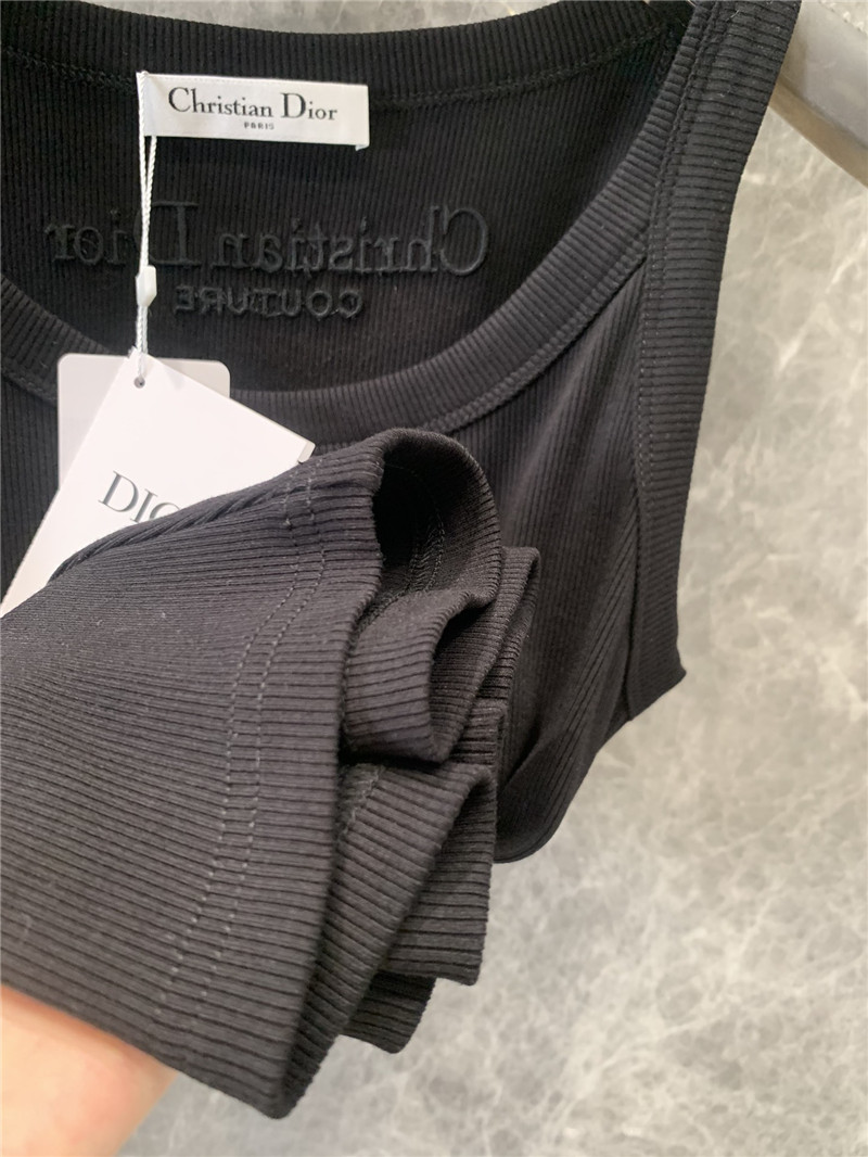 D10r cd bee embroidery casual small vest replicas clothes