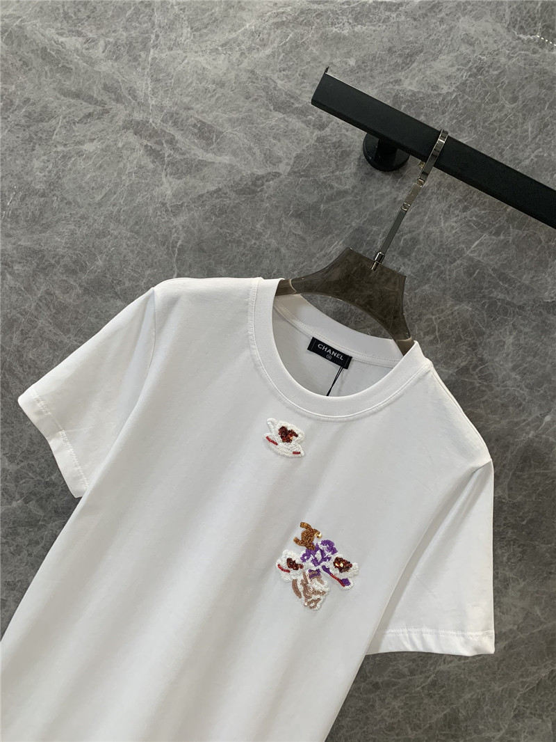 Ch**el round neck short sleeve t-shirt replica clothing sites