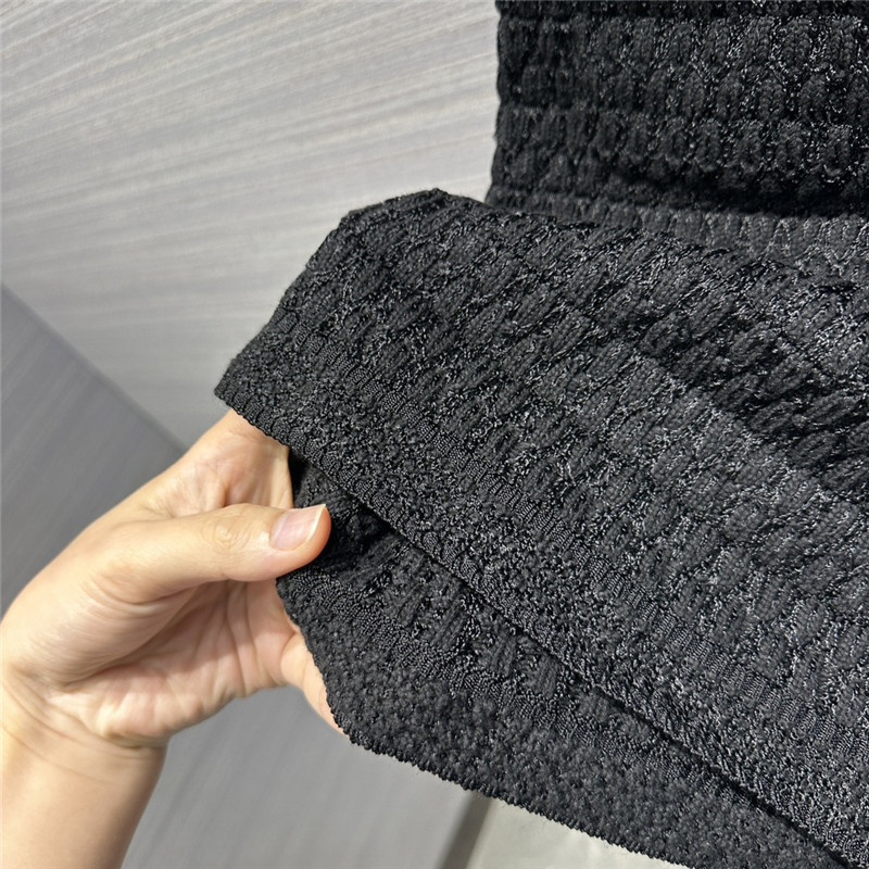 Ch**el embossed woven vest dress replica clothes