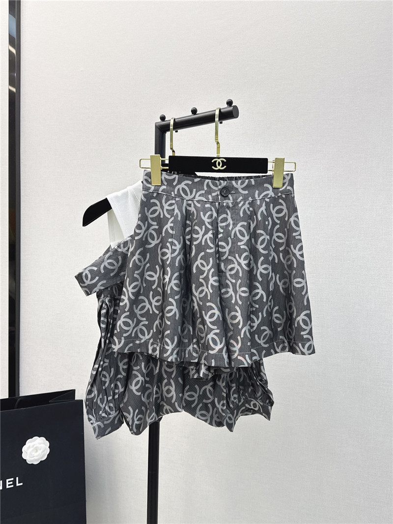Ch**el new logo print suit replica clothing sites