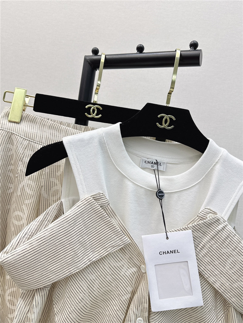 Ch**el new logo print suit replica clothing sites