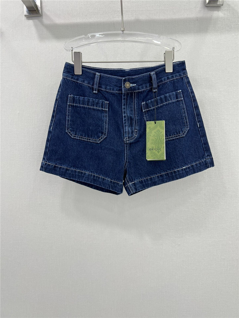 Gvc*1 vintage blue original color denim shorts replica d&g clothing