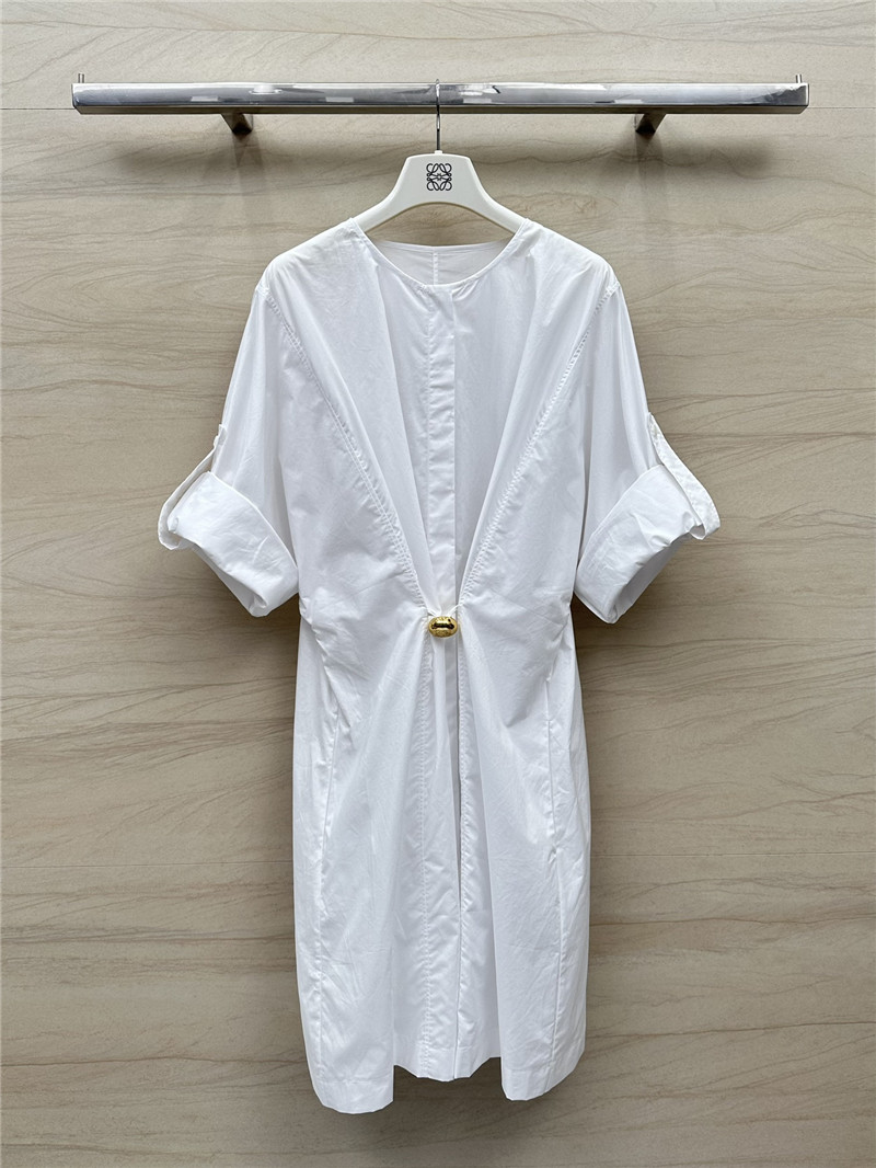 L0ew* waist button dress replica clothes
