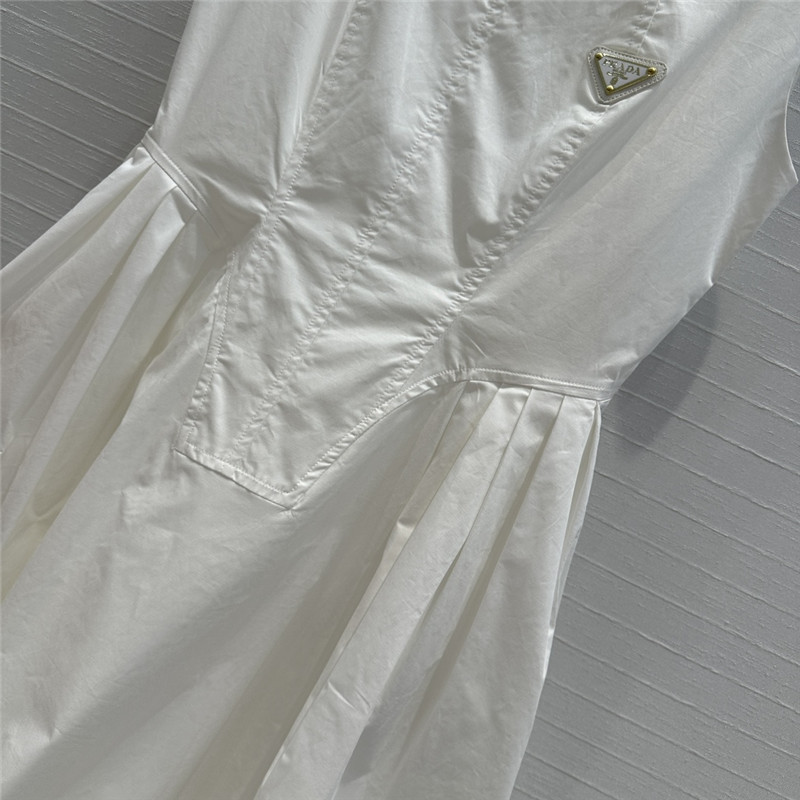 Pra*a suspender midi dress replica clothes