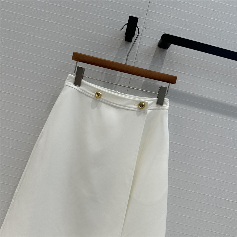 Va1e*ntin0 metal buckle midi skirt replica clothing sites
