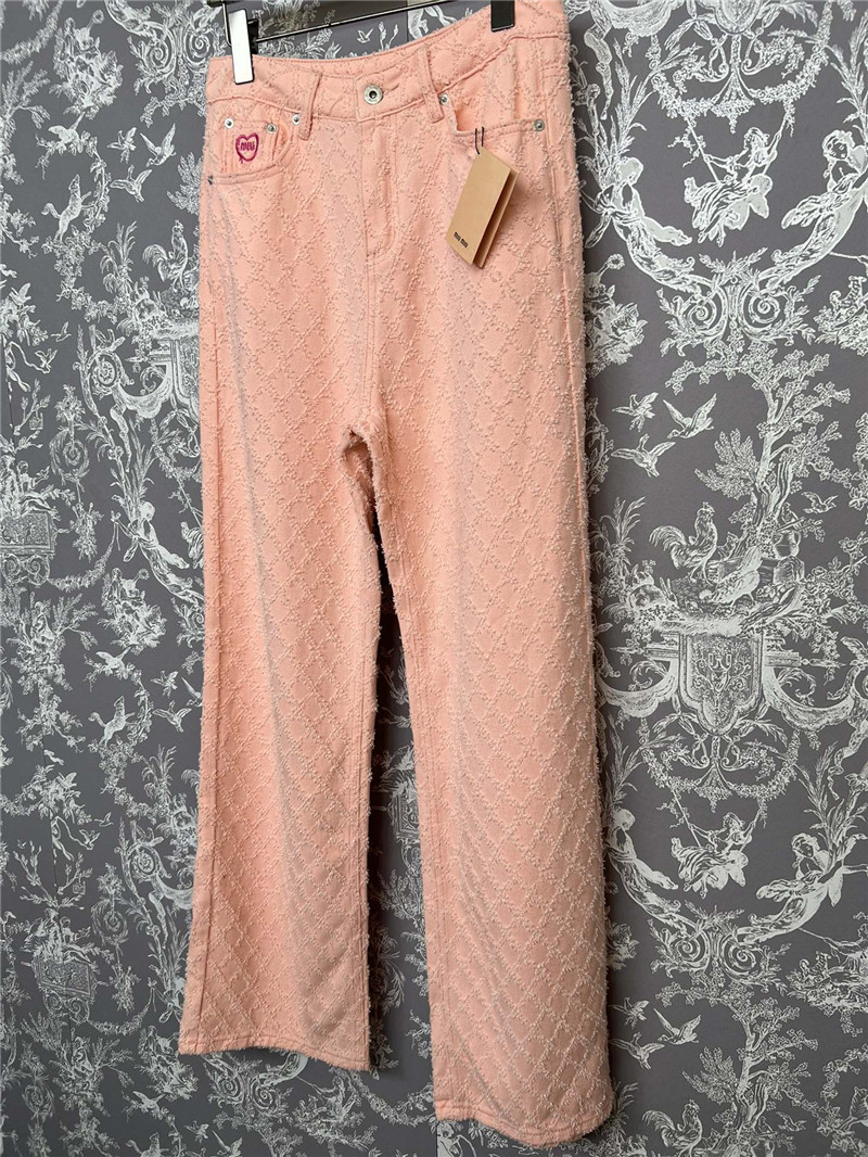 M1um1u new jacquard jeans cheap replica designer clothes