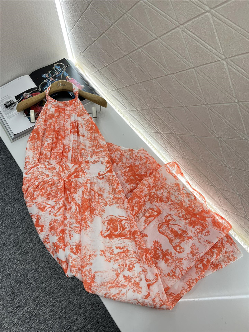D10r halterneck one piece dress replica clothes
