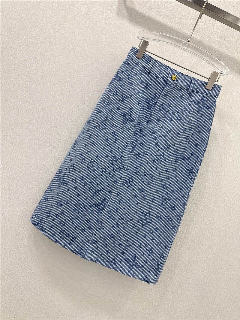 l0vis Vvtt0n lv new striped skirt replica d&g clothing