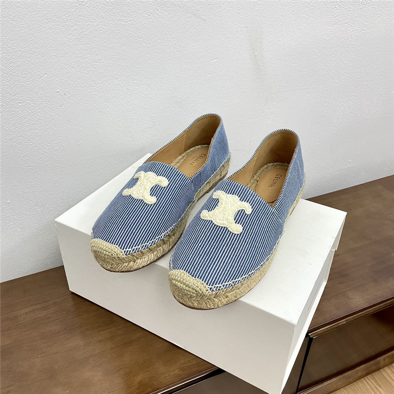 Ce1i*e les espadrilles in oshkosh canvas off-white/navy