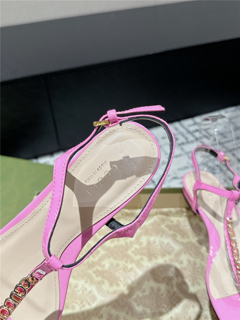 Gvc*1 signoria thong sandal pink patent leather