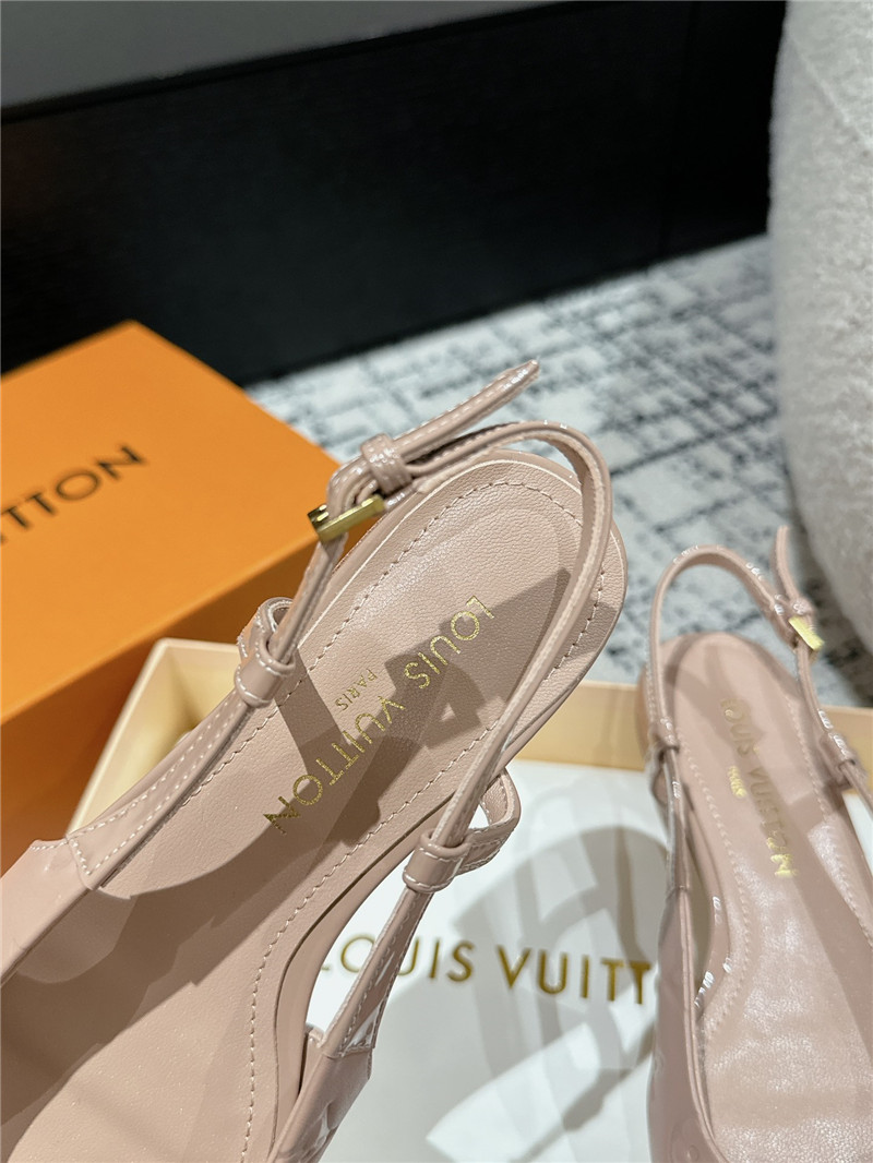 l0vis Vvtt0n nina slingback ballerina pink calfskin