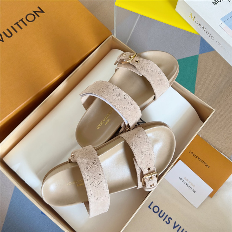 l0vis Vvtt0n bom dia flat comfort mule beige clair