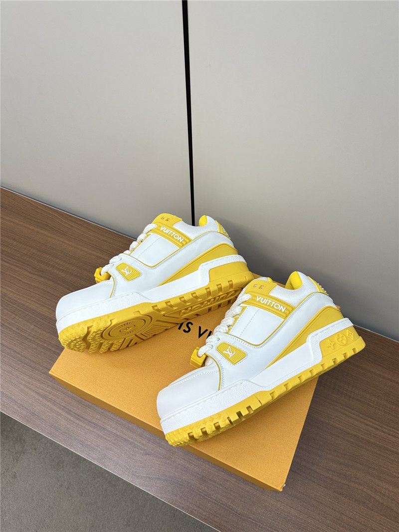 l0vis Vvtt0n lv trainer maxi sneakers white yellow