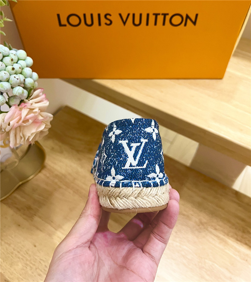 l0vis Vvtt0n bidart espadrilles blue monogram textile
