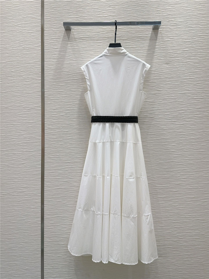 Vanitoo plain sleeveless dress replica d&g clothing