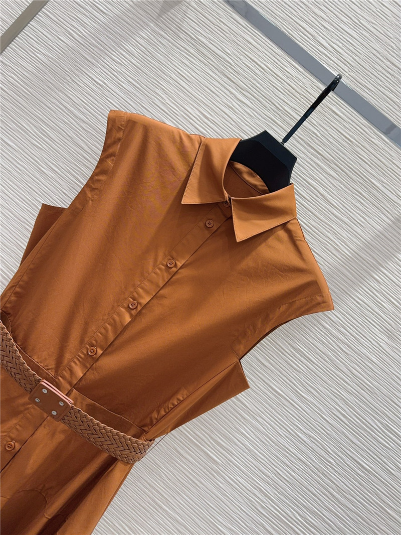 Vanitoo plain sleeveless dress replica d&g clothing