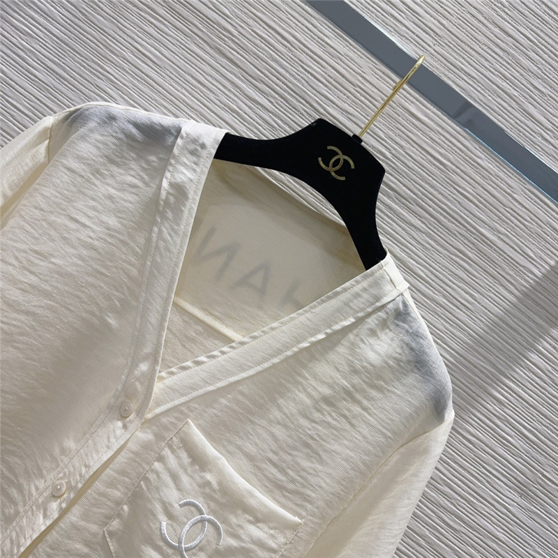Ch**el shirt + shorts set replica designer clothes