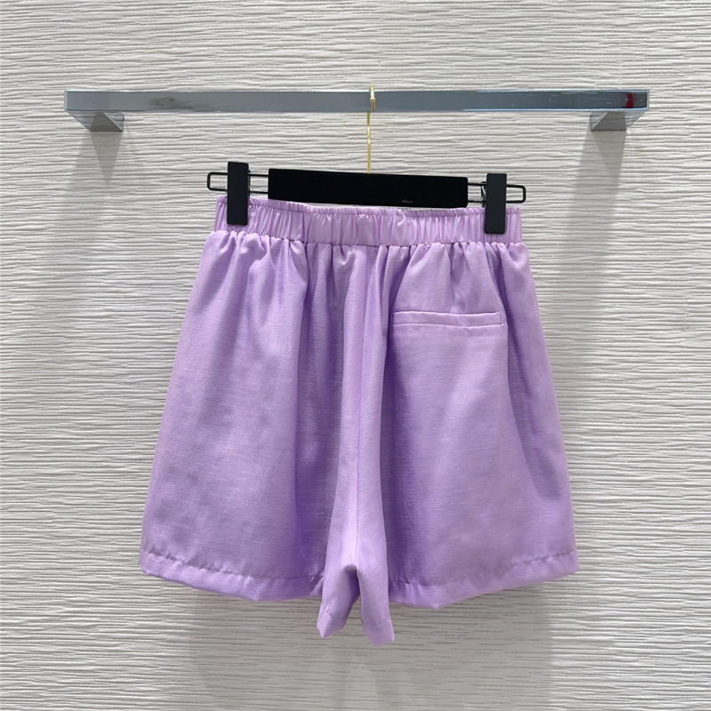 Ch**el shirt + shorts set replica designer clothes